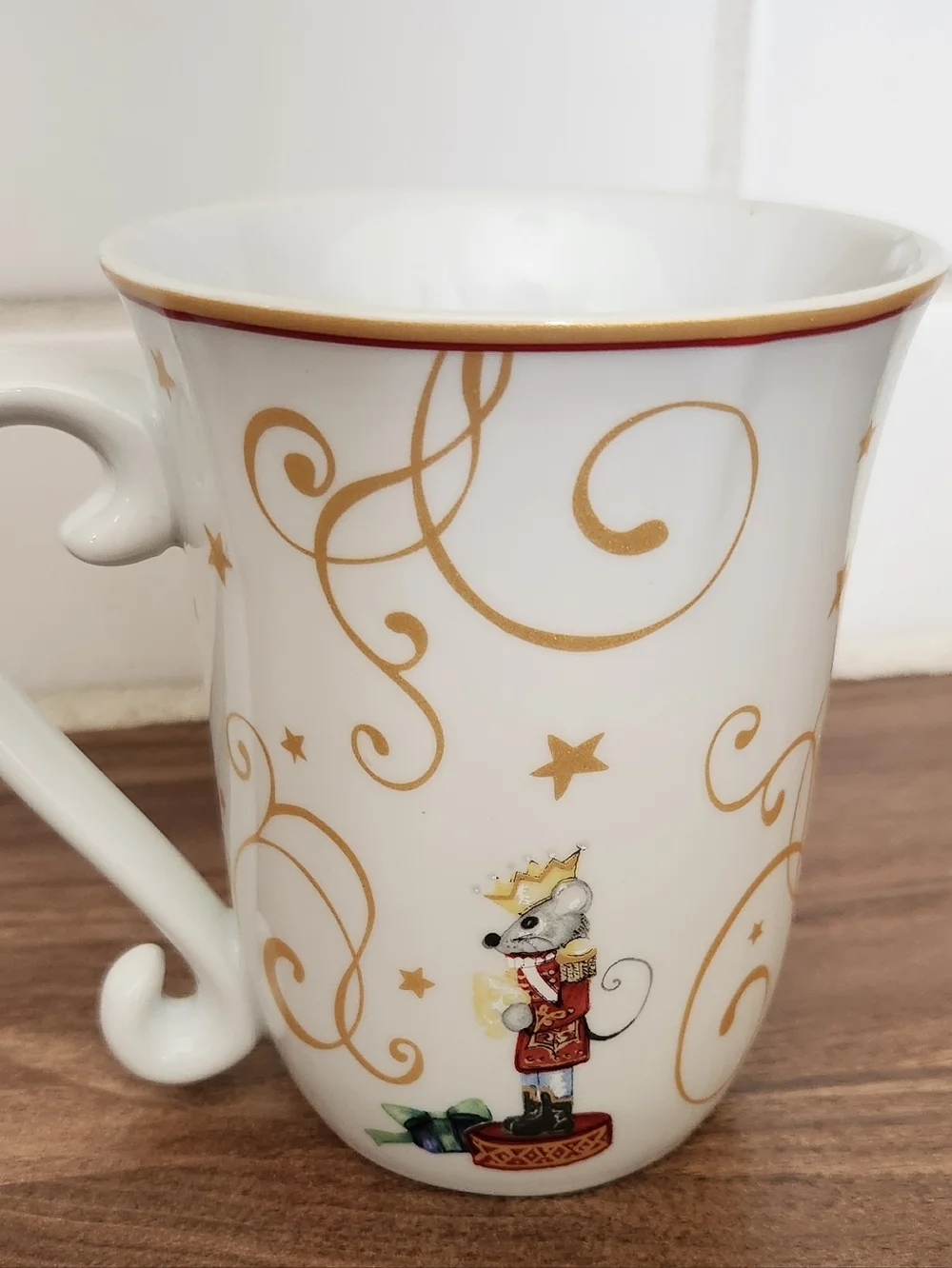 William Sonoma Twas The Nigt Before Chrisrmas Holiday Porcelain Mugs-Set Of 2